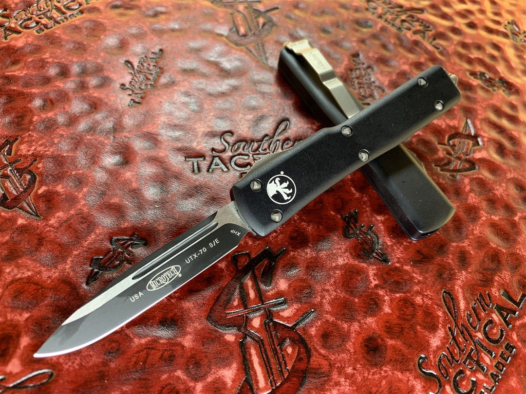 Microtech UTX-70 Single Edge Black Blade Standard