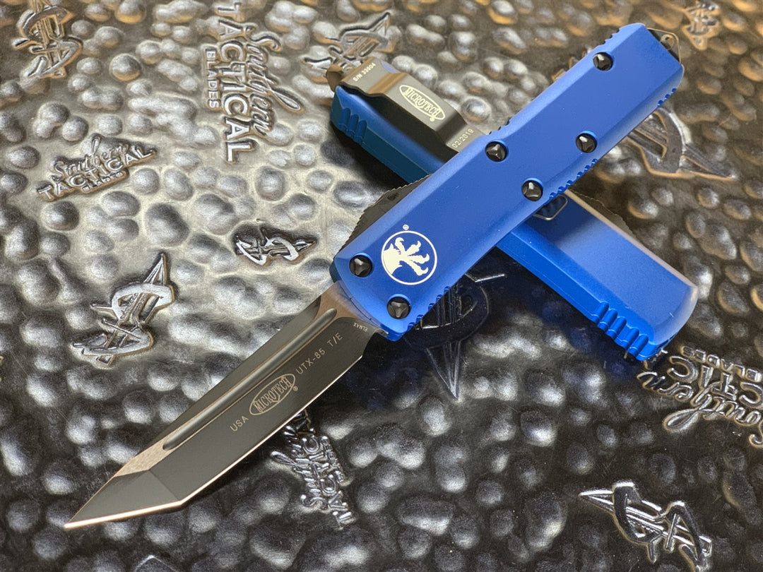 Microtech UTX85 Tanto Standard Blue