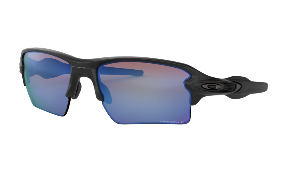 Oakley Flak 2.0 outlets XL Matte Black Glasses with Prizm Deep Water Polarized Lenses