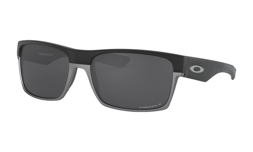 Oakley TwoFace Sunglasses Matte Black w Prizm Black Polarized Lenses