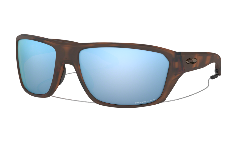 Oakley Split Shot Sunglasses Matte Tortoise Prizm Deep Water