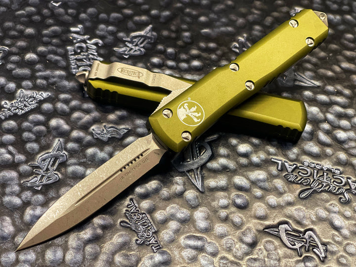 Microtech Ultratech Double Edge Apocalyptic Standard OD Green