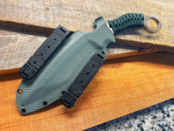 Borka Blades Furosia Kukuri Prototype, Satin Finish, Integral Ring Handle, One-of-a-Kind Prototype Fixed Blade Knife