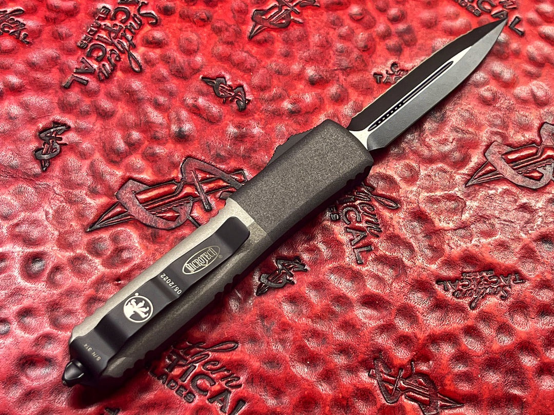 Microtech Ultratech Double Edge Full Serrated NRA Texas 2022 Signature Series Double Action OTF Knife