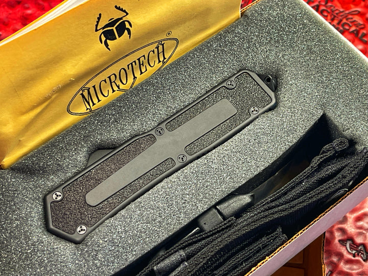 Vintage Microtech Knives QD Scarab, Double Edge, Tactical Standard, Double Action OTF Knife