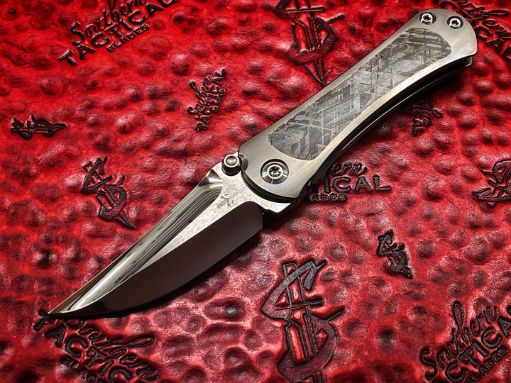 Marfione Custom Knives SBKF Assassin Grind Meteorite Inlay