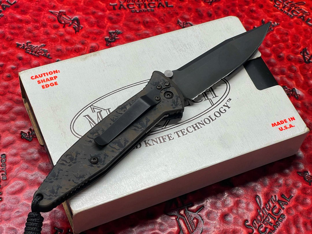 Microtech Knives Vintage Socom Elite, Manual Single Edge, Part Serrated Camo