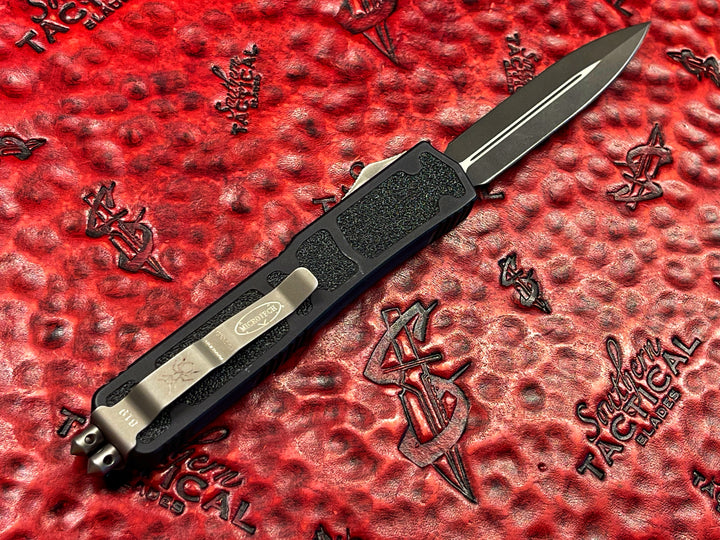 Vintage Microtech Knives Makora, Double Edge Standard Black, Double Action OTF, Vero Orginal