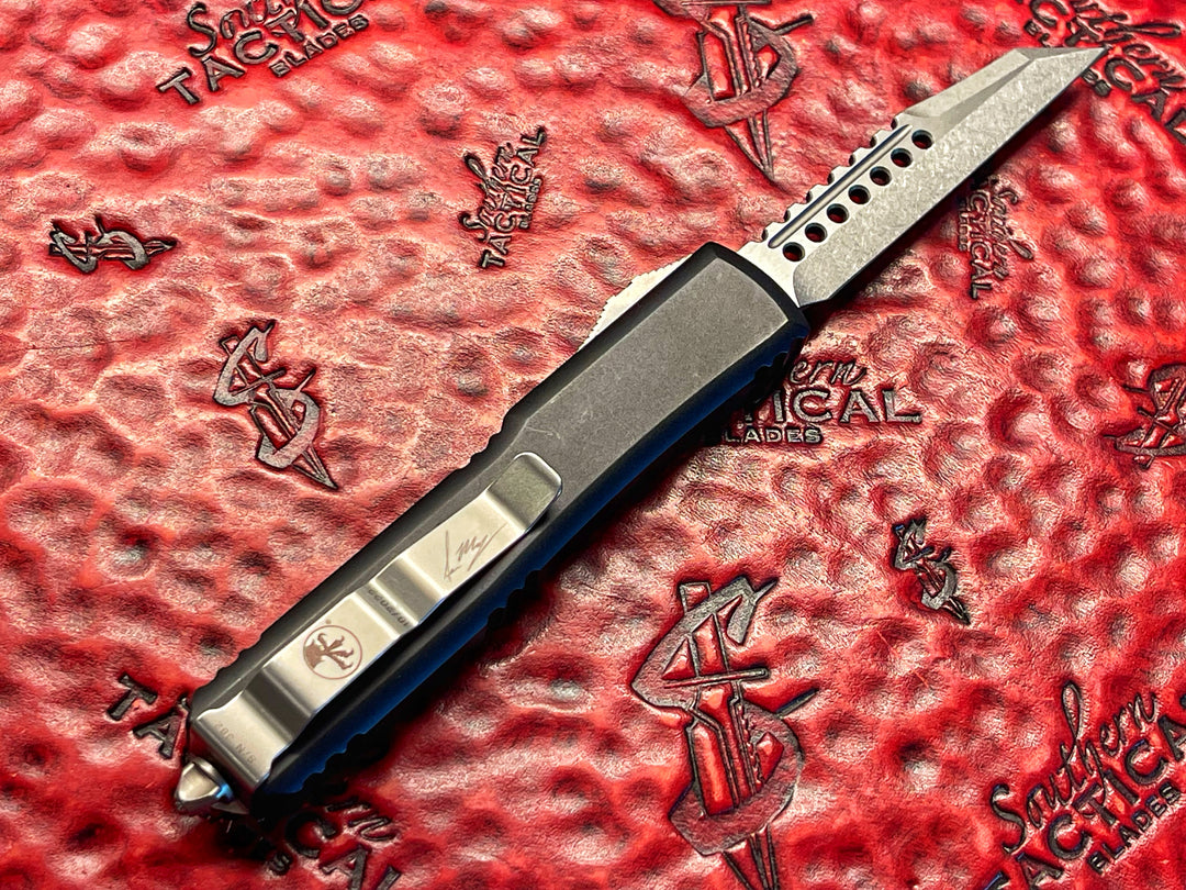 Microtech ULTRATECH WARHOUND Stonewashed Standard Signature Series (pre-owned)