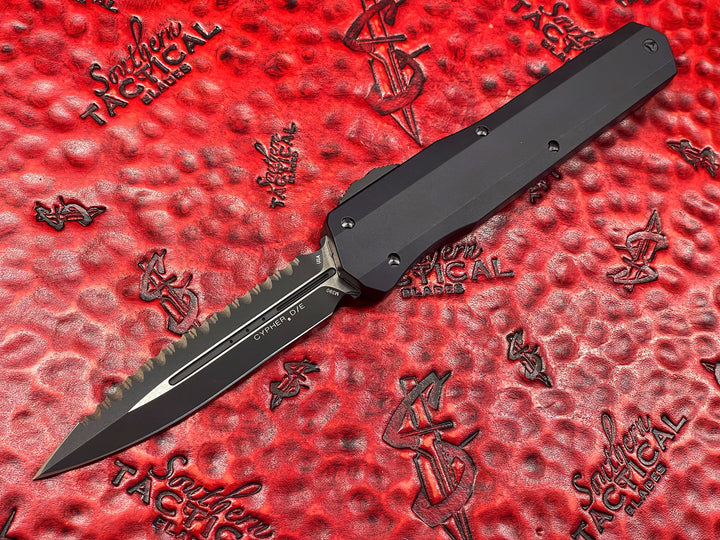 Microtech Cypher Double Edge Full Serrated Tactical
