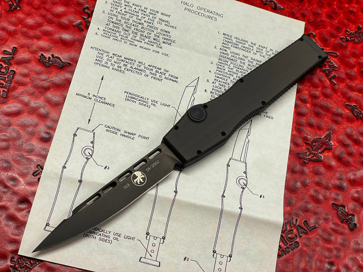 Microtech HALO II Single Edge Tactical Single Action OTF Knife