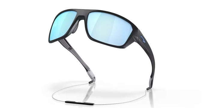 Oakley Standard Issue Split Shot Sunglasses - Matte Black w/ Prizm Deep Water Polarized