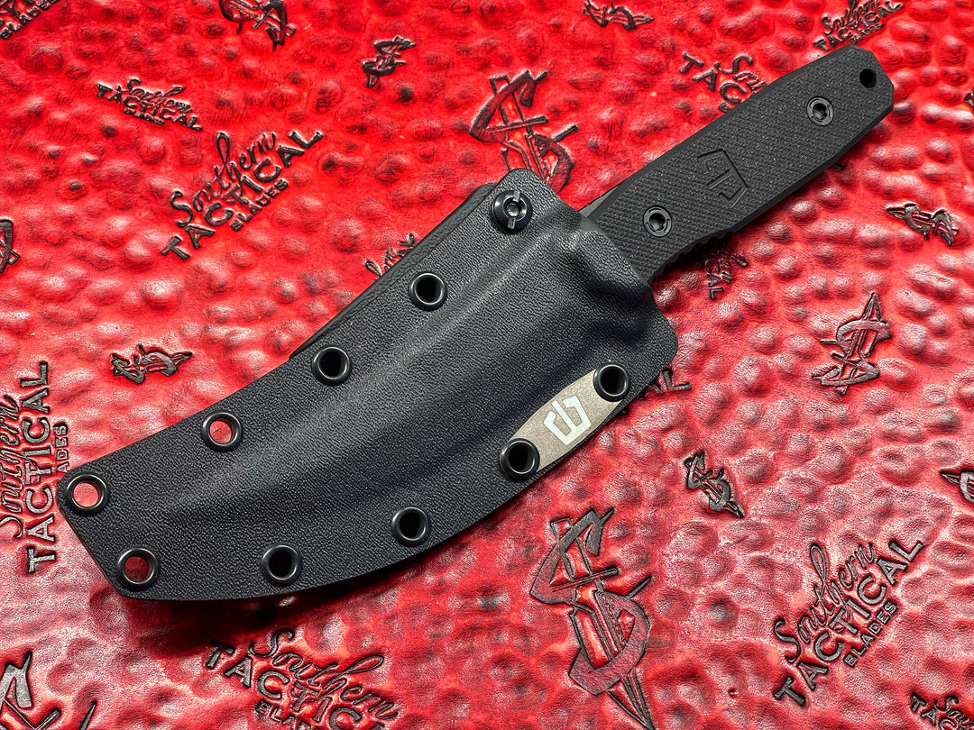Blackside Customs Cat-5 Black Tactical Fixed Blade