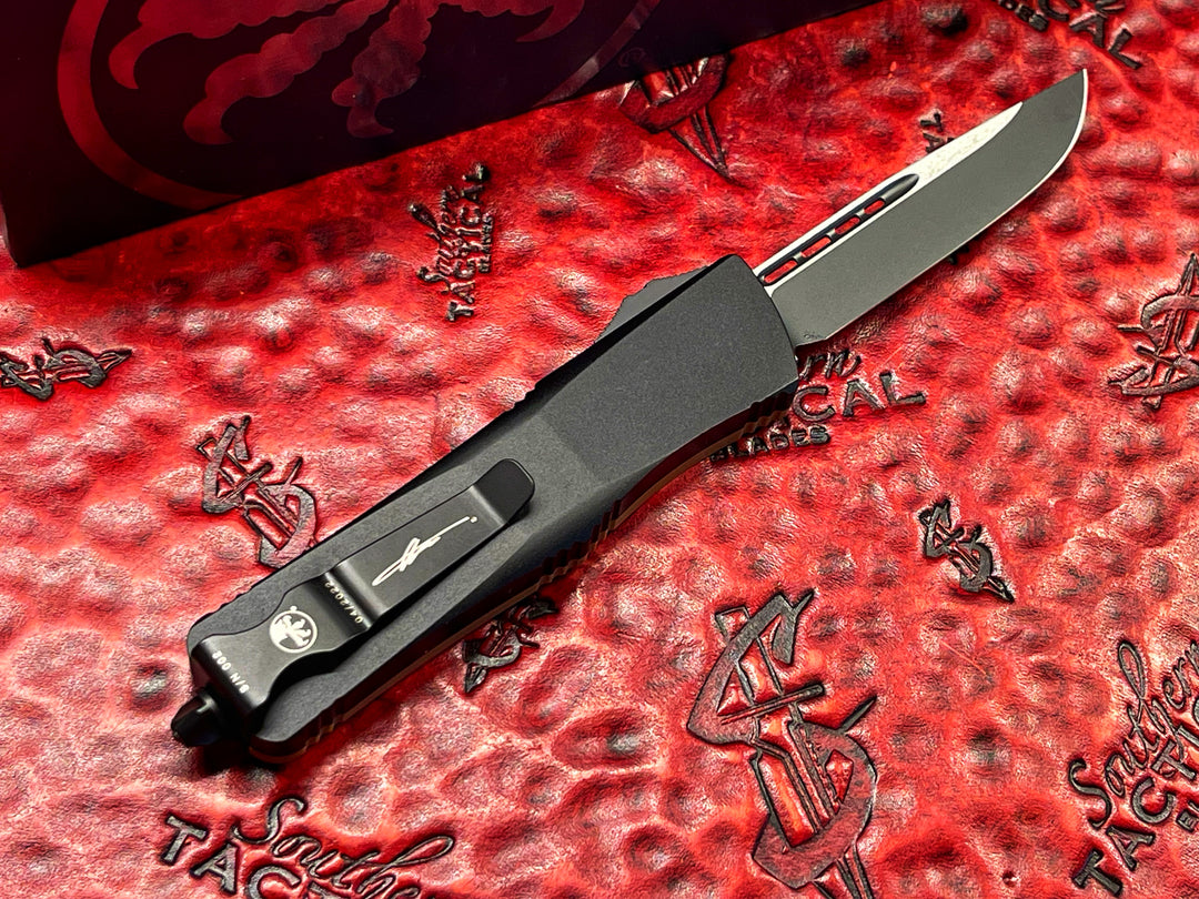 Microtech Troodon S/E Tan G10 Standard Serial #002 OTF Knife