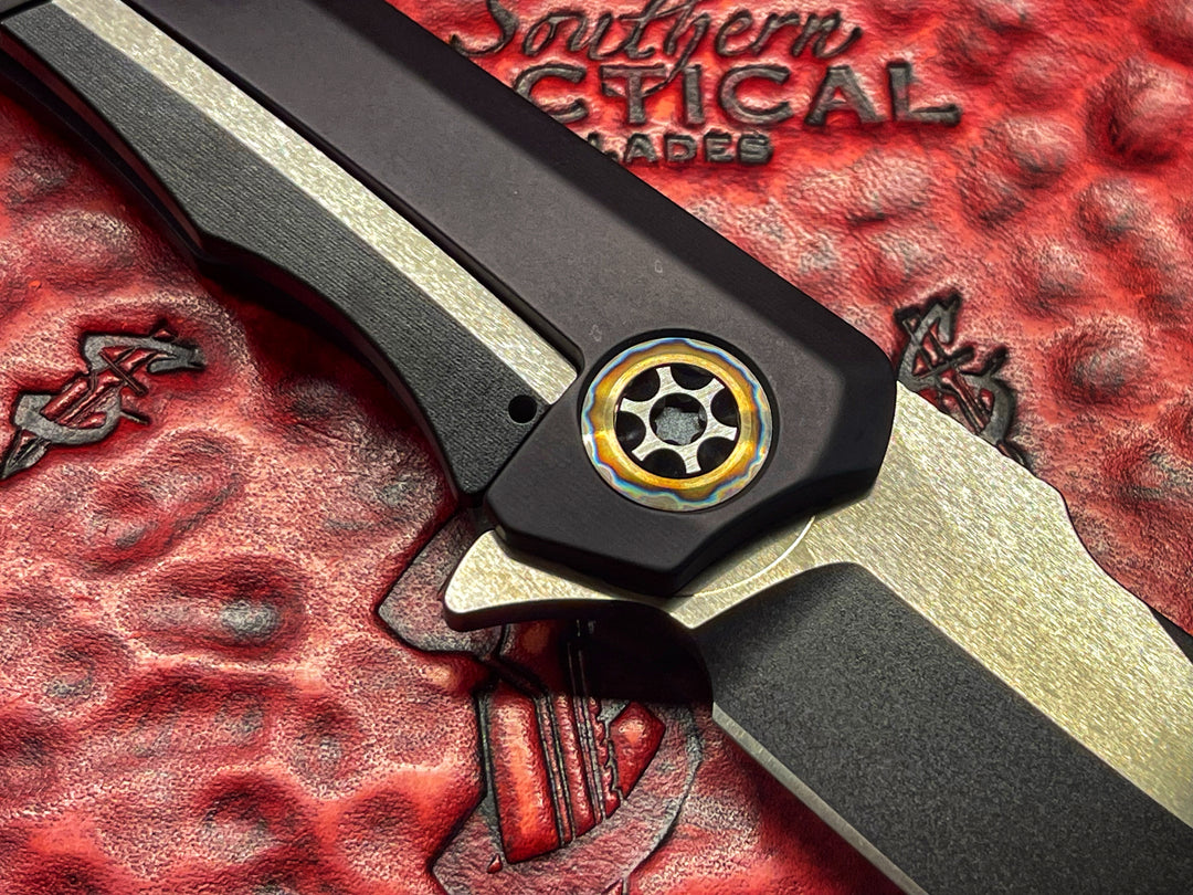 Heretic Knives Wraith Manual, Two Tone Black Eclipse Finish #002