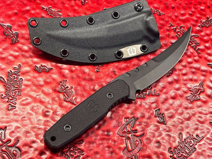 Blackside Customs Cat-5 Black Tactical Fixed Blade