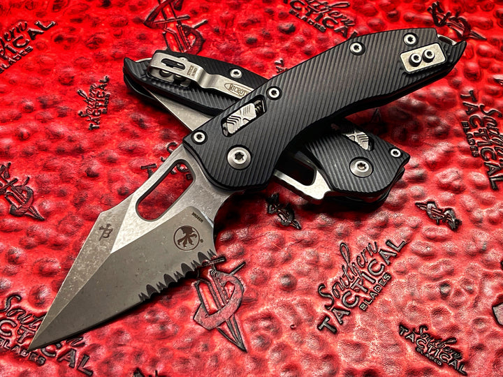 Microtech/Borka Stitch RAM-LOK Manual Apocalyptic Standard Fluted Aluminum