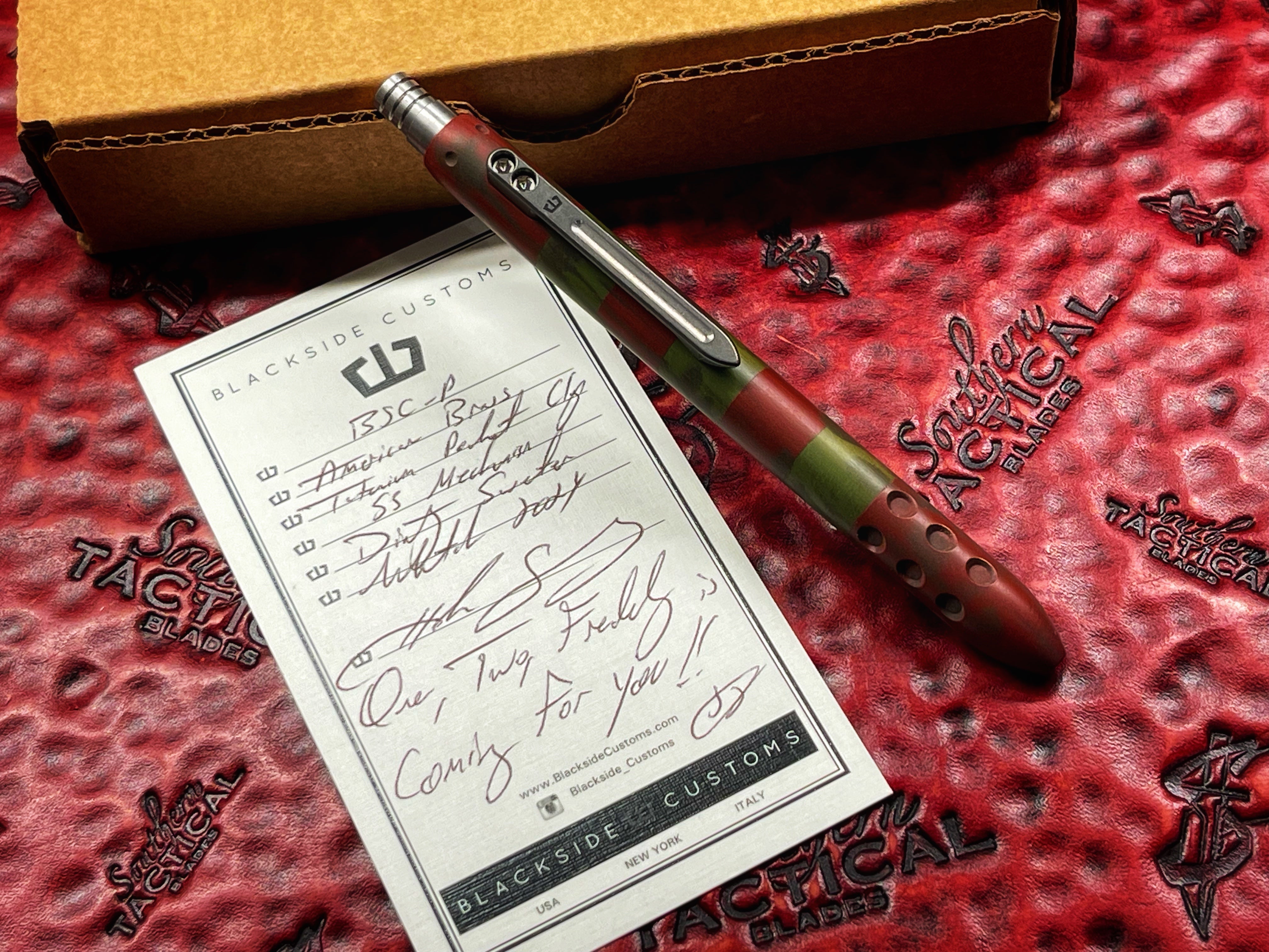 Blackside Customs Pen Click Tank Freddy Krueger / Dirty Sweater Cerako