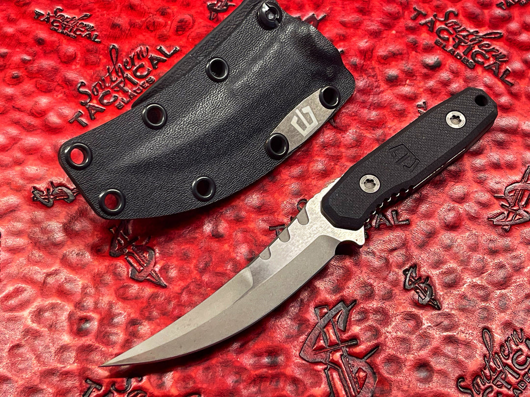 Blackside Customs Cat-5 Covert Fixed Blade Two-Tone GreyMatter