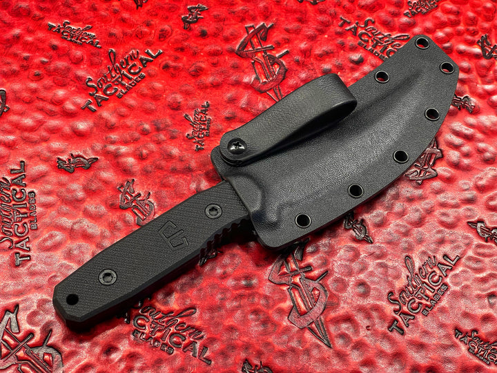 Blackside Customs Cat-5 Black Tactical Fixed Blade
