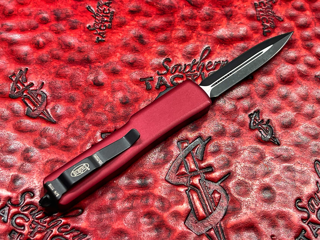 Microtech UTX-70 Double Edge Standard Merlot