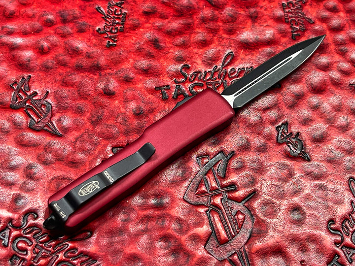 Microtech UTX-70 Double Edge Standard Merlot