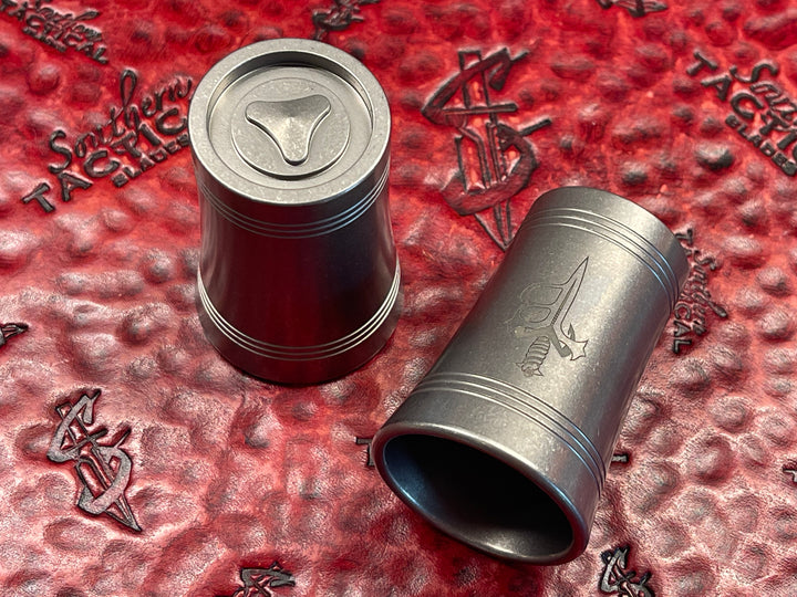 Marfione Custom Borka Collab Titanium Shot Glass