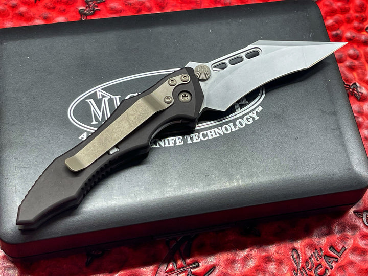 Microtech Vector Silver finish Standard, manual folding knife