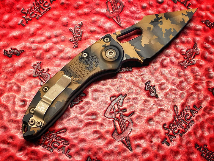 Microtech STitch Auto S/E Coyote Camo Cerakote Signature Series