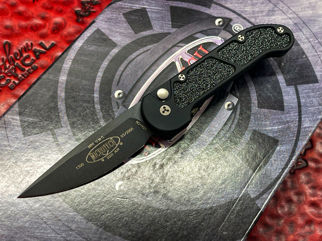 Mgs Ums Microtech Mini UMS Single edge Black Standard, Knob Creek Ky MGS 2005