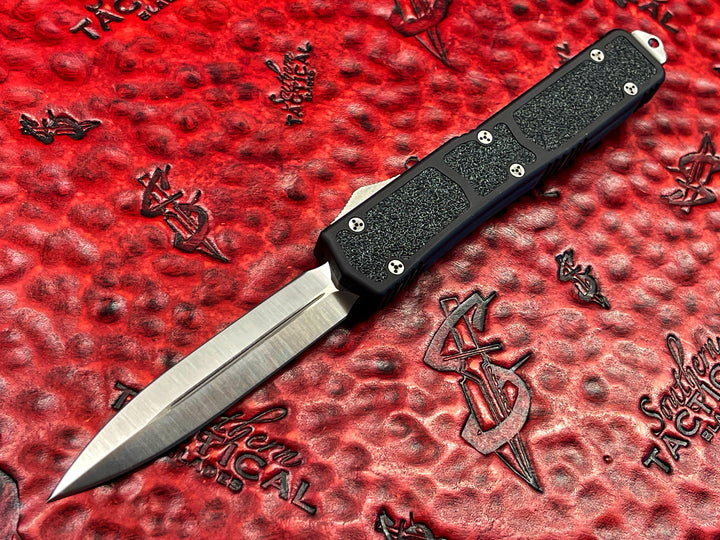 Vintage Microtech Makora, Double Edge Satin Standard, Double Action OTF Knife