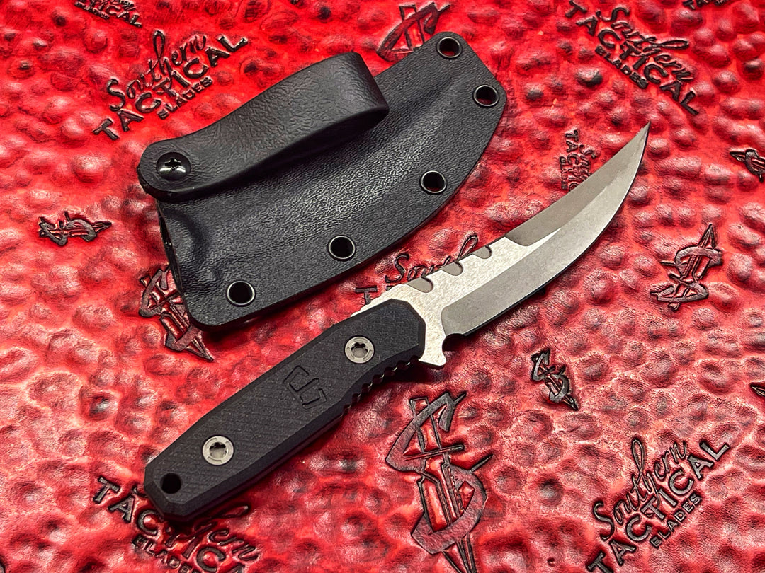 Blackside Customs Cat-5 Covert Fixed Blade Two-Tone GreyMatter