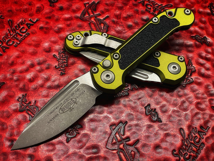 Microtech LUDT Single Edge Apocalyptic Standard OD Green
