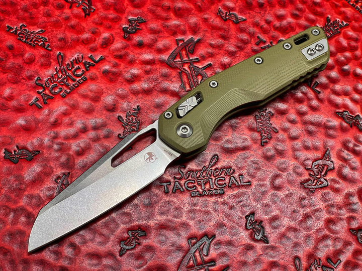 Microtech Knives MSI RAM-LOK Stonewash Standard OD Green G10