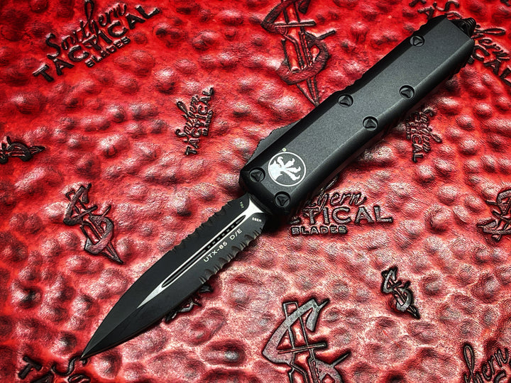 Microtech UTX-85 Double Edge Part Serrated Tactical