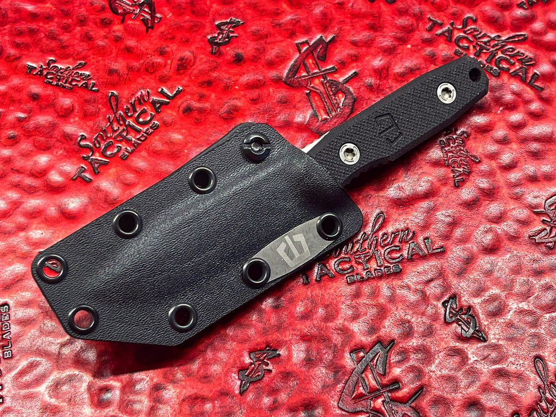 Blackside Customs Plan B Covert Fixed Blade Tow-Tone Graymatter