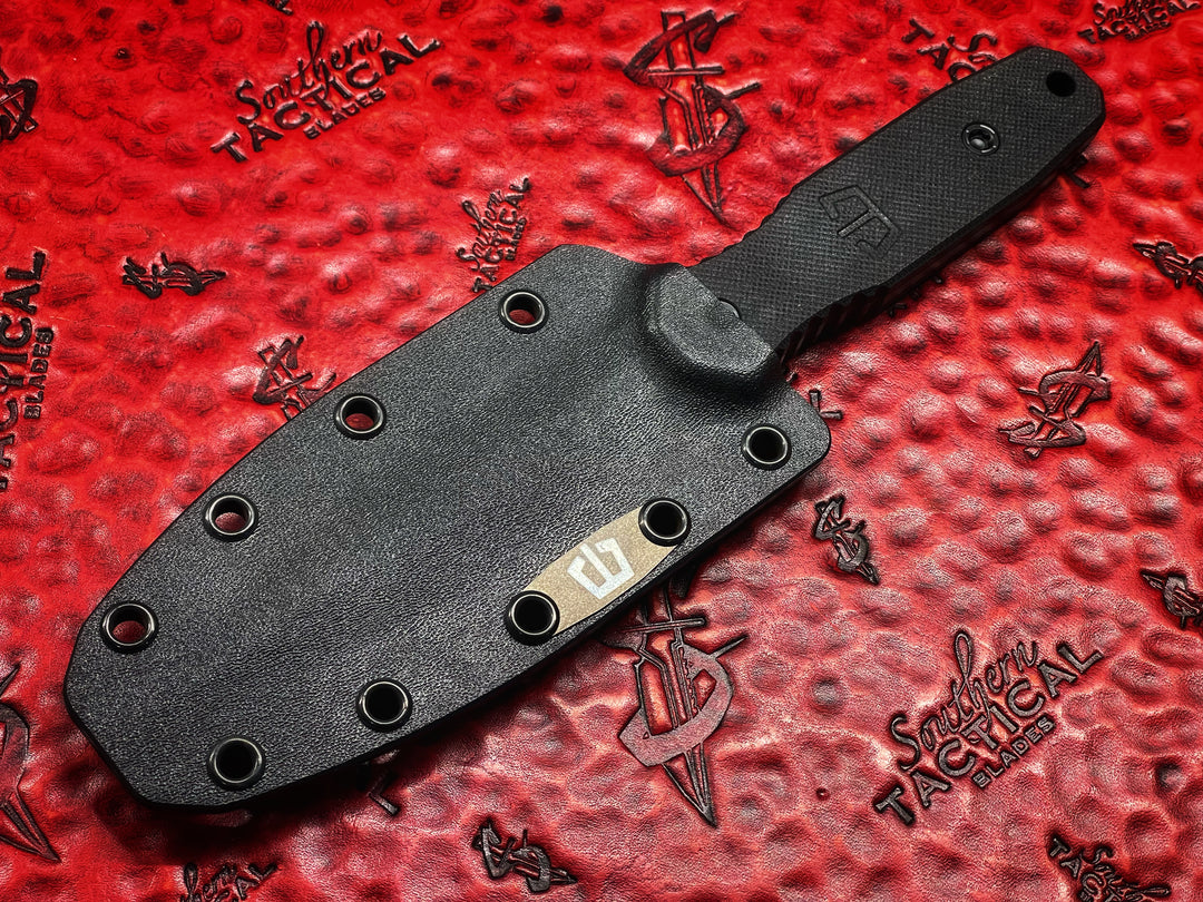 Blackside Customs P7 SDM D/E Dagger Fixed Blade - Black Cerakote