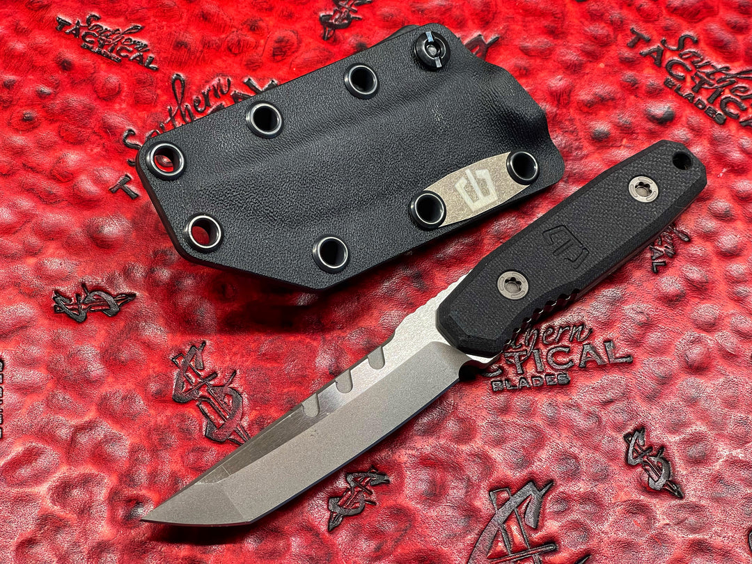 Blackside Customs Kimura Covert Fixed Blade Two-Tone Graymatter