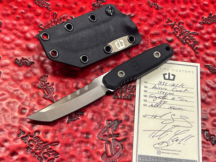 Blackside Customs Kimura Covert Fixed Blade Two-Tone Graymatter