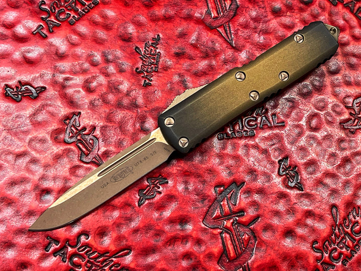 Microtech UTX85 S/E Antique Bronzed Cerakote, Apocalyptic Bronze Standard Signature Series