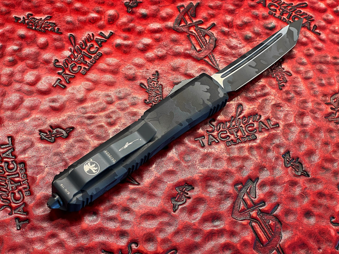 Microtech Ultratech OTF T/E Urban Camouflage Cerakote Signature Series