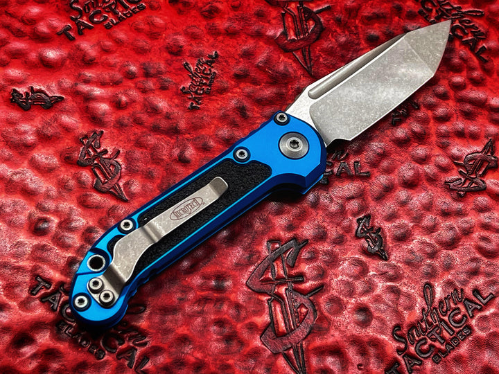 Microtech LUDT Gen III T/E Apocalyptic Standard Automatic Knife Blue