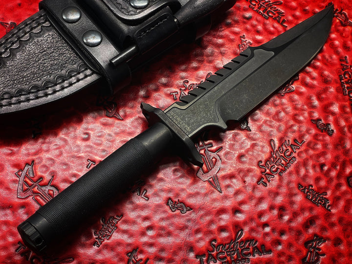 Marfione Custom Knives Interceptor, Fixed Blade, Apocalyptic DLC, Black Wrap