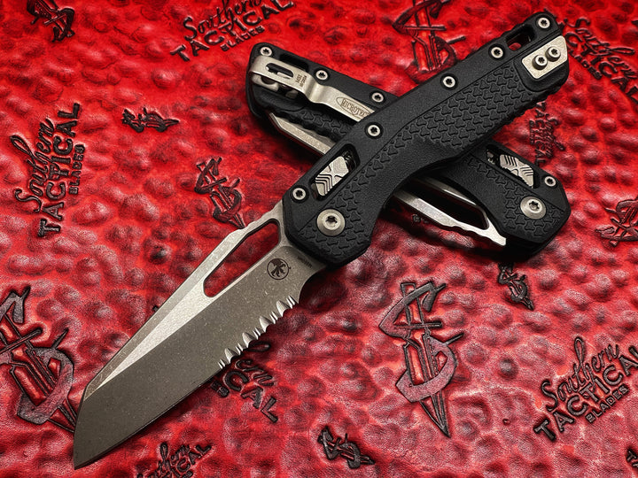 Microtech Knives MSI RAM-LOK Apocalyptic Part Serrated Black Polymer