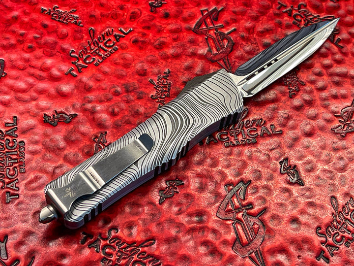 Marfione Custom Knives Combat Troodon Beskar D/E Dagger with 3.8" Mirror Polished Blade