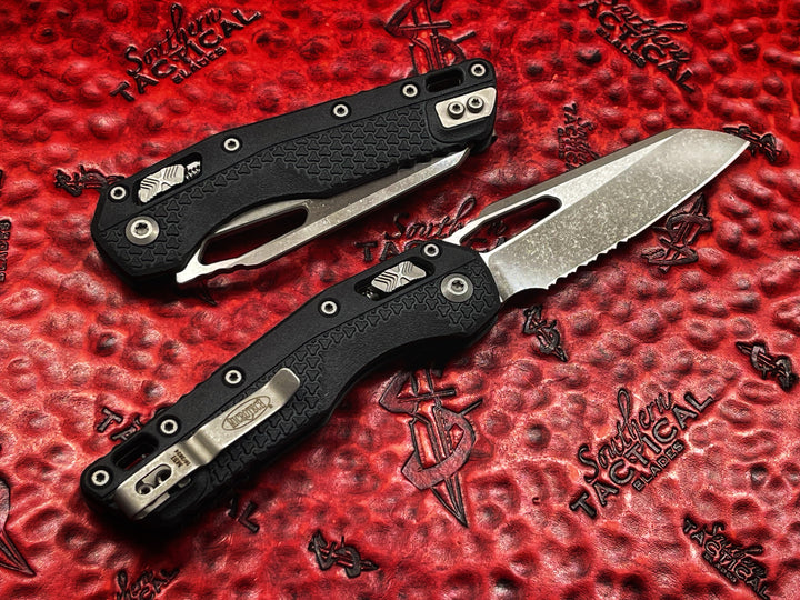 Microtech Knives MSI RAM-LOK Apocalyptic Part Serrated Black Polymer