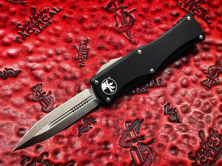 Microtech Hera OTF Automatic Knife Double Edge Stonewashed Standard Pre-Production Proof Run 072
