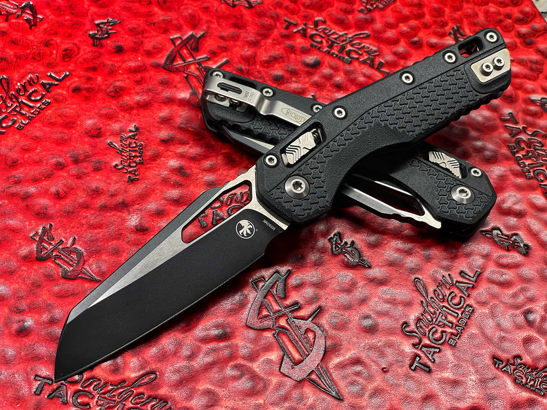 Microtech Knives MSI RAM-LOK Black Blade Standard Black Polymer Grip