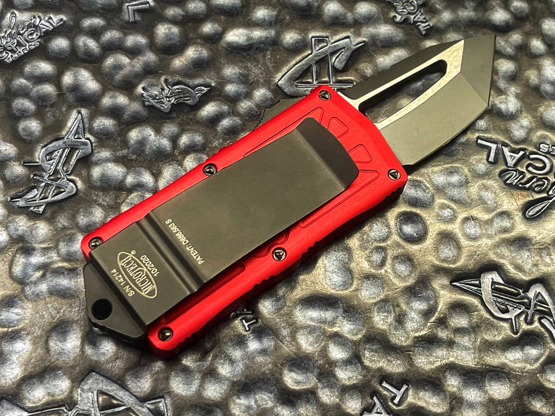 Microtech Exocet Tanto Edge Standard Red