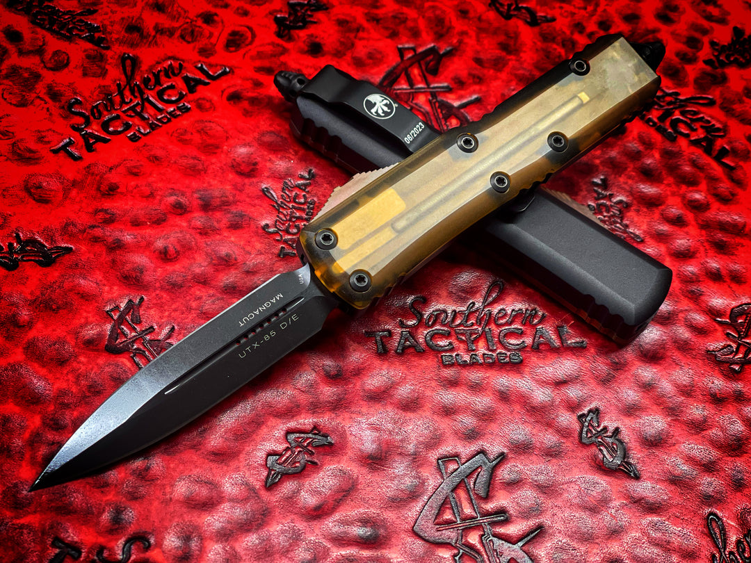 Microtech Cover Microtech UTX-85 Double Edge Standard DLC ULTEM Cover Top Signature Se